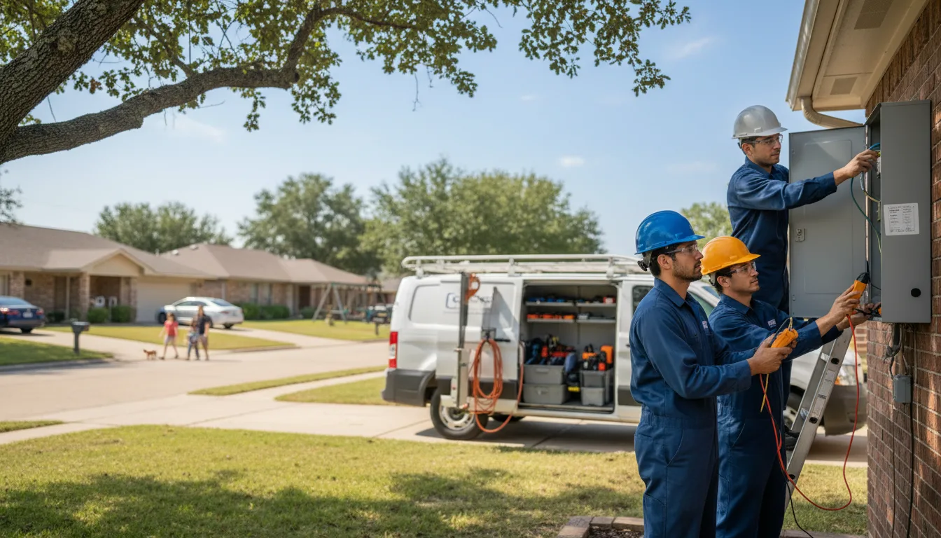 Certified electrician providing emergency electrical services in Radford, VA